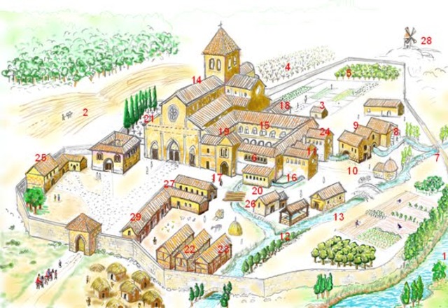 Primer monasterio románico