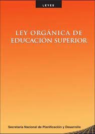 Ley de Educación Superior. Ley Nª 24521. 1995