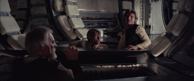 The Millennium Falcon Gets Searched, but No One is Found because they are hiding