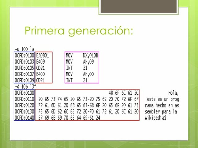 Primera generación