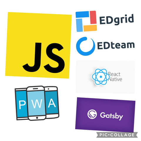 EDteam, PWA, JS ,GATSBY, REACT NATIVE , EDgrid