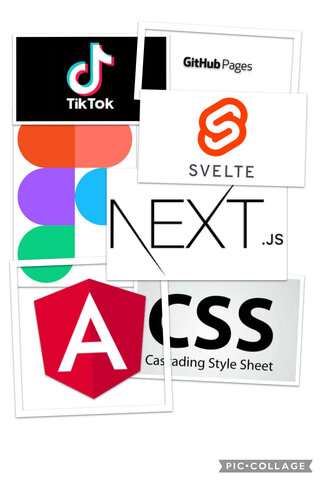 FIGMA, TIK TOK, 20 AÑOS DE LA CSS, TS, SVELTE, NEXT. JS , GITHUB PAGES, ANGULAR 2 , NOW