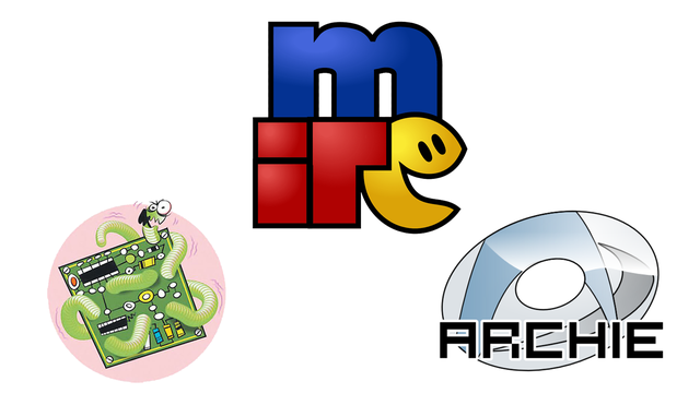Chat MIR, virus "Gusano Morris" y buscador "Archie Finder"