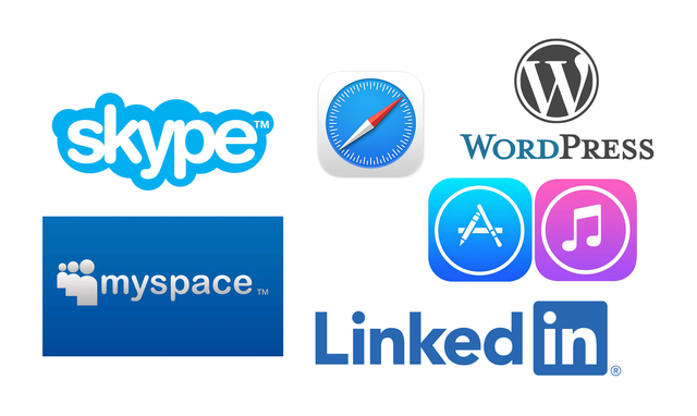 Nacimiento de Myspace, Itunes Store, Safari, Linkedin Y Skype Wordpress