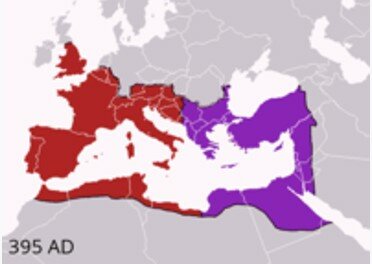 Mort de Teodosi I l'imperi es divideix
