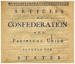 The articles of confederation