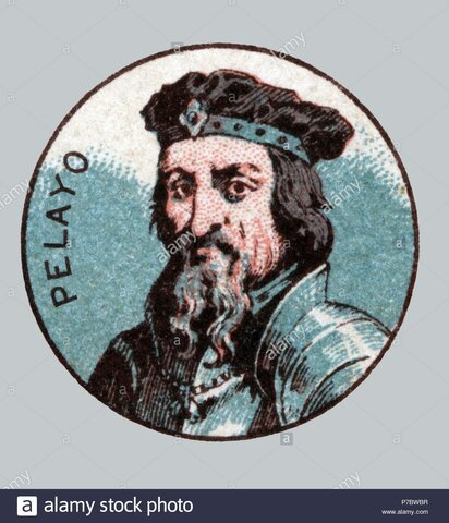 Pelayo se convirtio en Caudillo