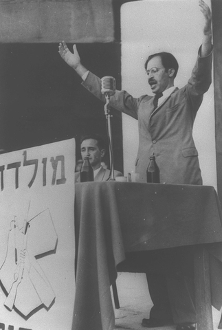 L'Irgun annuncia la lotta contro gli italiani nel Levante