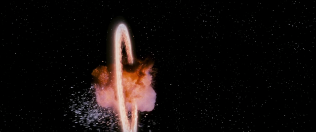 Luke gets the torpedoes into the Exhaust Port, and the Death Star Explodes