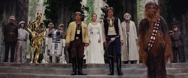 Back on Yevin, everyone celebrates.