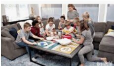 First time friends came over to house