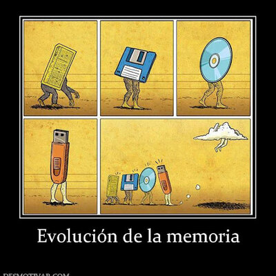 Timeline: EVOLUCION DISPOSITIVOS ALMACENAMIENTO