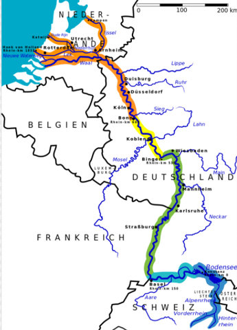 Sueus, alans i vàndals atravessen el riu Rin