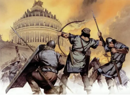 Els ostrogots envaeixen Roma