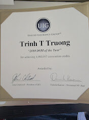 mom was awarded DSM for the first time