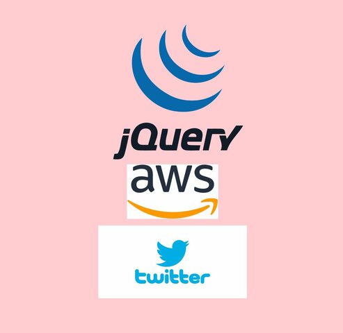 JQUERY, AWS, TWITTER