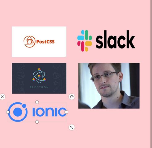 POSTCSS, ELECTRON , IONIC , SLACK, EDWAR JOSEPH SNOWDEN