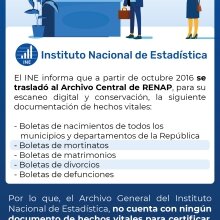 Publicación de censos