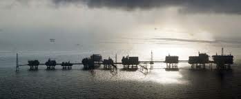 Plataformas marinas con pilotes de concreto