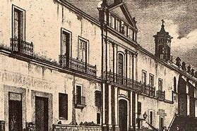 El virrey, algunos miembros de la audiencia y otros representantes parten al lugar hacía donde seria la primera sede universitaria.