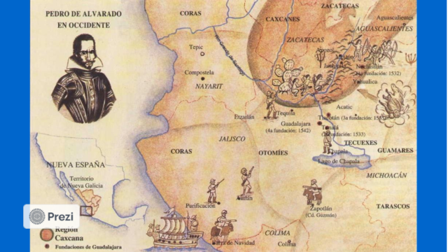 Fundaciones de Guadalajara (Nochistlán, Tonalá, Tlacotán y Valle de Atemajac).