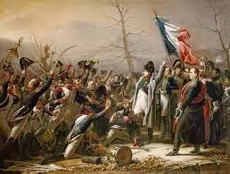 The defeat of Waterloo marks the end of Napoleon's military power.