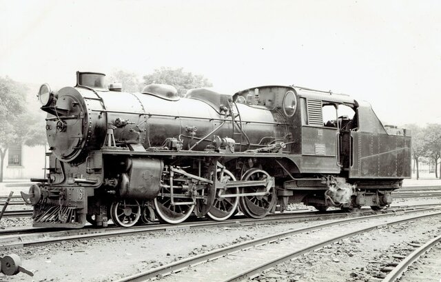 First steam locomotive in the Iberian Peninsula
