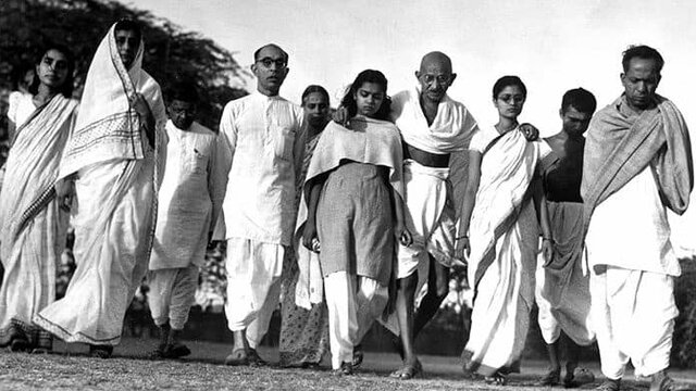 Gandhi organizes the first civil disobedience campaign.