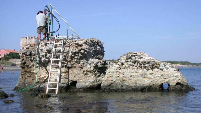 Invención de la argamasa  o cemento para construir