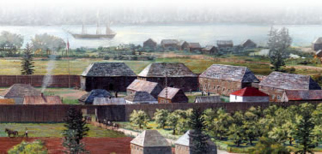 Fort Vancourver Became the Largest HBC fort on the Pacific Coast