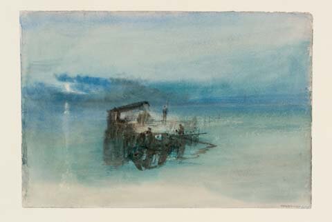 Pescatori sulla laguna. Chiaro di luna (Turner)