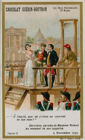 Exécution de Manon Roland