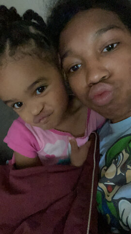 my little sister was born