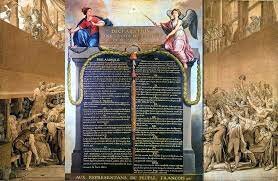 Declaración de los derechos del hombre y del ciudadano, emanada durante la Revolución Francesa
