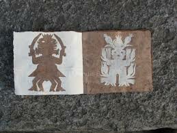 Papel Maya o papel amate.