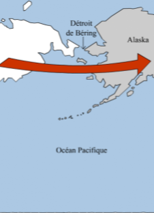 Les premiers arrivants ont atteint le continent