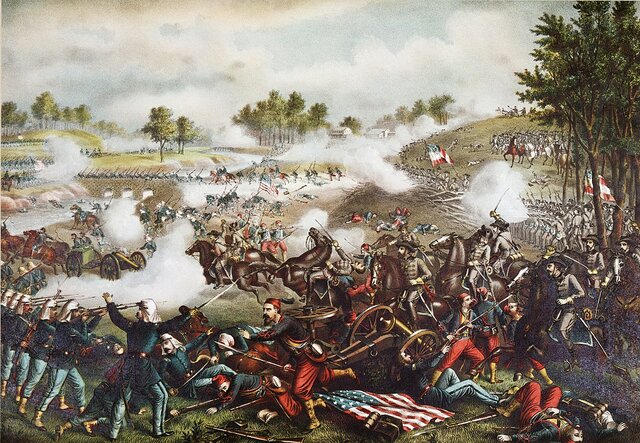 First Major Civil War Battle