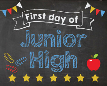 My First Day Of Junior High
