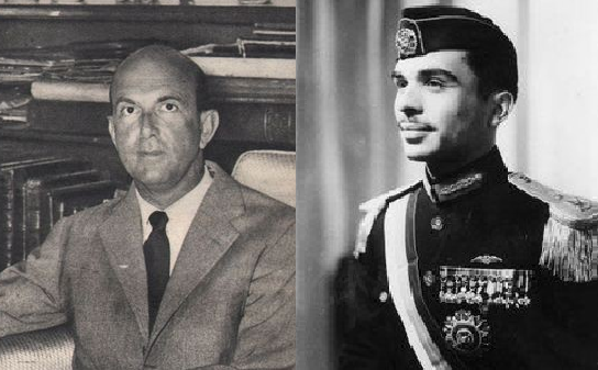 Incontro tra Umberto II e Hussein di Transgiordania