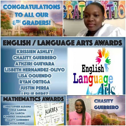 Graduating middle school (virtually)