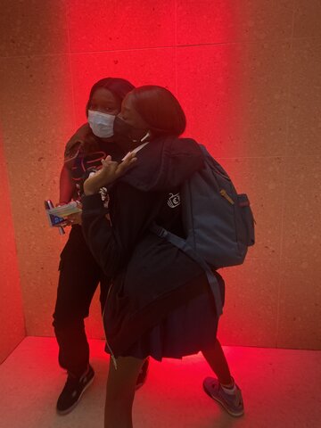 First day of school (10th grade year) in person!