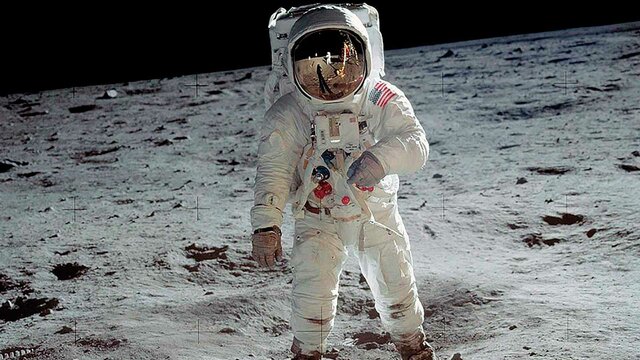 El humano llega a la luna