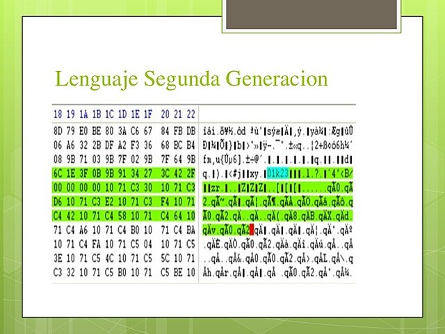 Segunda Generación