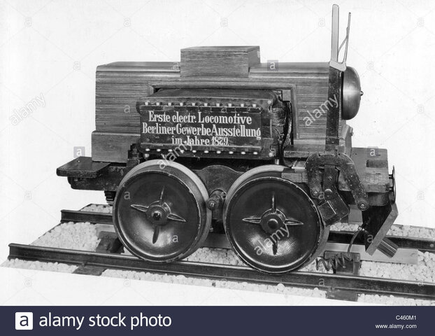 Primeros sistemas de tracción eléctrica en trenes