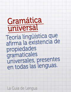 TEORÍA DE LA GRAMÁTICA UNIVERSAL