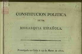 España.- CONSTITUCIÓN DE CÁDIZ