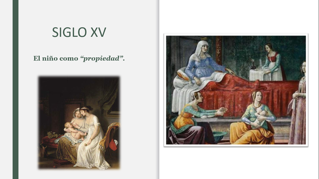 SIGLO XV el niño como propiedad