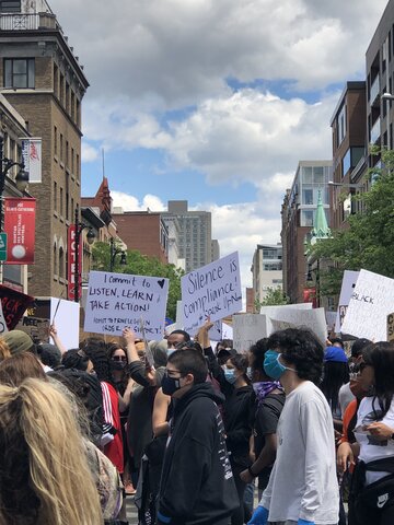 Manifestation du mouvement «Black Lives Matter»