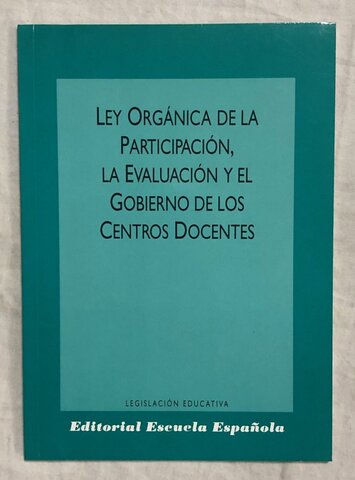 Ley Organica de la Participación