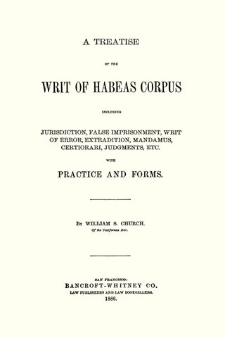 Writ of Habeas Corpus